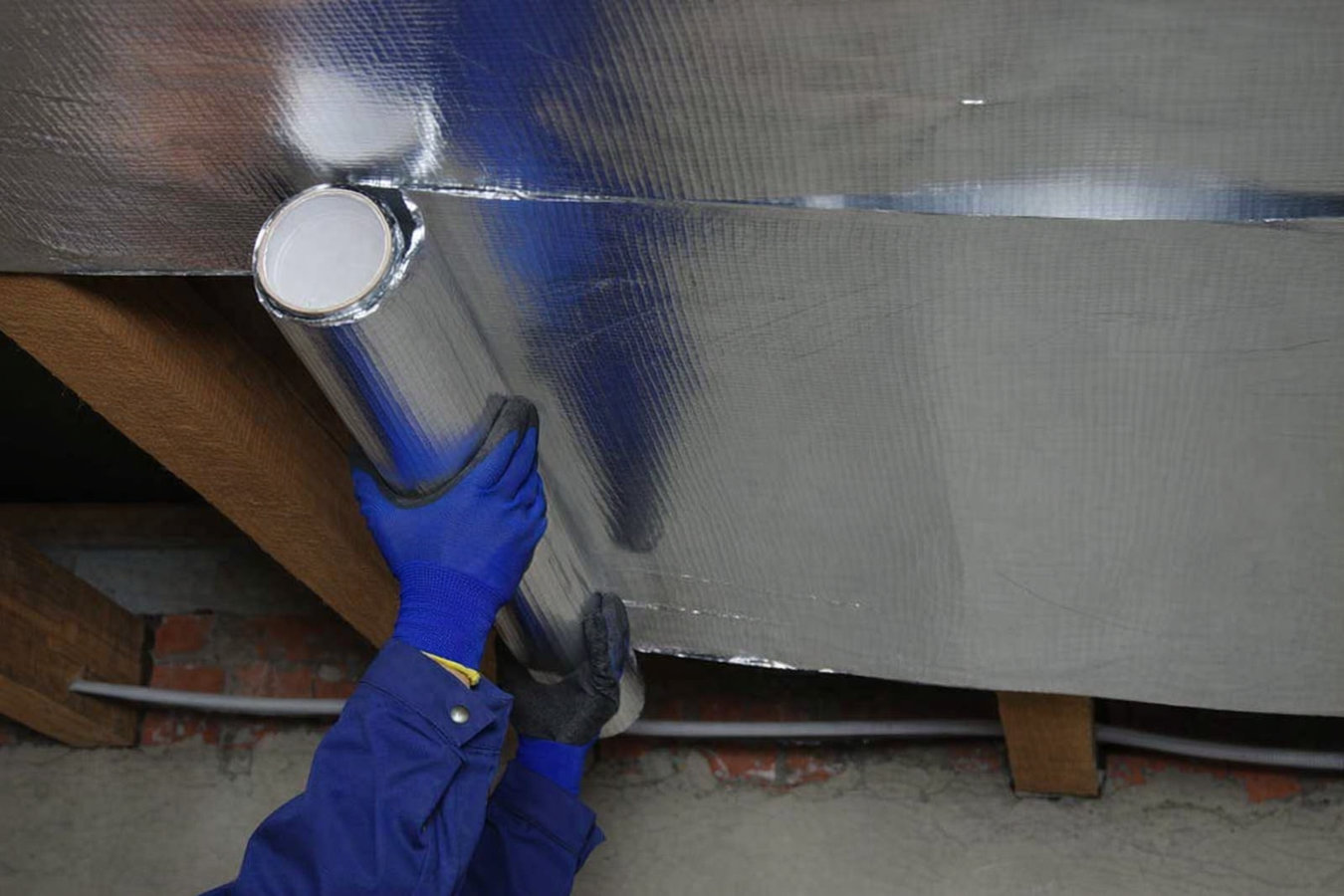 Vapor barrier installation